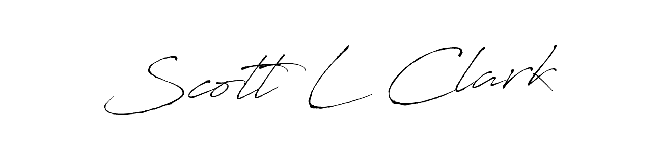 Make a beautiful signature design for name Scott L Clark. Use this online signature maker to create a handwritten signature for free. Scott L Clark signature style 6 images and pictures png