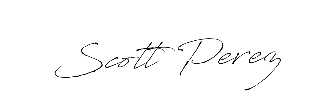 How to make Scott Perez name signature. Use Antro_Vectra style for creating short signs online. This is the latest handwritten sign. Scott Perez signature style 6 images and pictures png