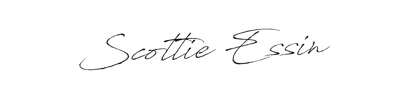 Create a beautiful signature design for name Scottie Essin. With this signature (Antro_Vectra) fonts, you can make a handwritten signature for free. Scottie Essin signature style 6 images and pictures png