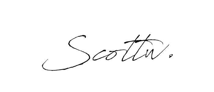 Best and Professional Signature Style for Scottw.. Antro_Vectra Best Signature Style Collection. Scottw. signature style 6 images and pictures png