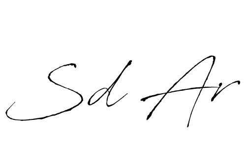 The best way (Antro_Vectra) to make a short signature is to pick only two or three words in your name. The name Sd Ar include a total of six letters. For converting this name. Sd Ar signature style 6 images and pictures png