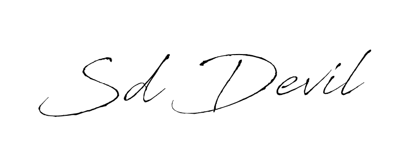 Similarly Antro_Vectra is the best handwritten signature design. Signature creator online .You can use it as an online autograph creator for name Sd Devil. Sd Devil signature style 6 images and pictures png