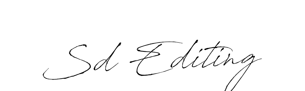 Sd Editing stylish signature style. Best Handwritten Sign (Antro_Vectra) for my name. Handwritten Signature Collection Ideas for my name Sd Editing. Sd Editing signature style 6 images and pictures png