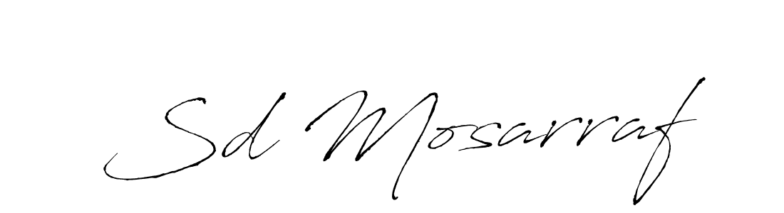 Also we have Sd Mosarraf name is the best signature style. Create professional handwritten signature collection using Antro_Vectra autograph style. Sd Mosarraf signature style 6 images and pictures png