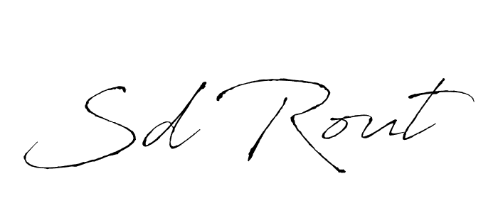 Sd Rout stylish signature style. Best Handwritten Sign (Antro_Vectra) for my name. Handwritten Signature Collection Ideas for my name Sd Rout. Sd Rout signature style 6 images and pictures png