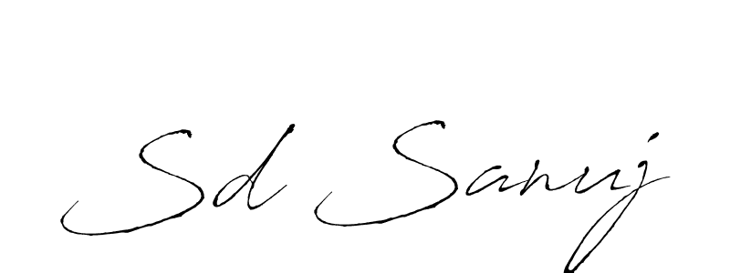 Make a beautiful signature design for name Sd Sanuj. Use this online signature maker to create a handwritten signature for free. Sd Sanuj signature style 6 images and pictures png