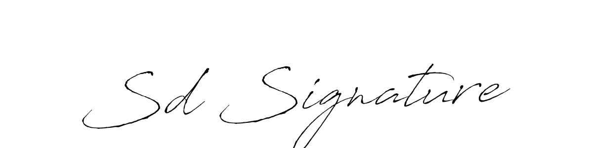 Create a beautiful signature design for name Sd Signature. With this signature (Antro_Vectra) fonts, you can make a handwritten signature for free. Sd Signature signature style 6 images and pictures png