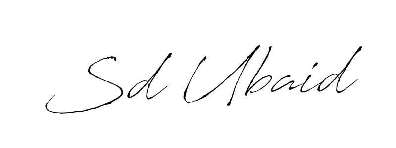 Also You can easily find your signature by using the search form. We will create Sd Ubaid name handwritten signature images for you free of cost using Antro_Vectra sign style. Sd Ubaid signature style 6 images and pictures png