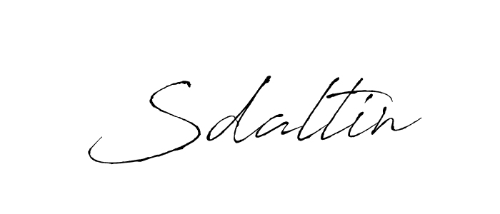 How to make Sdaltin signature? Antro_Vectra is a professional autograph style. Create handwritten signature for Sdaltin name. Sdaltin signature style 6 images and pictures png