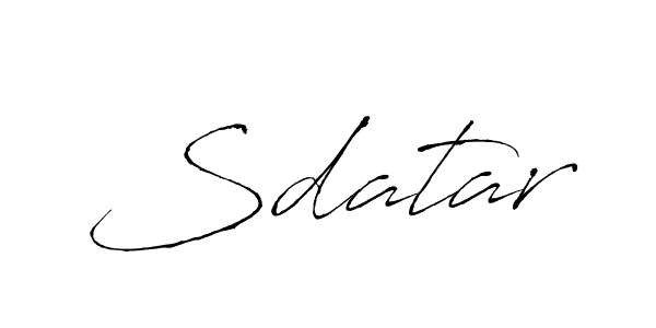 Sdatar stylish signature style. Best Handwritten Sign (Antro_Vectra) for my name. Handwritten Signature Collection Ideas for my name Sdatar. Sdatar signature style 6 images and pictures png