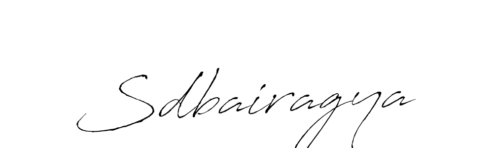 Create a beautiful signature design for name Sdbairagya. With this signature (Antro_Vectra) fonts, you can make a handwritten signature for free. Sdbairagya signature style 6 images and pictures png