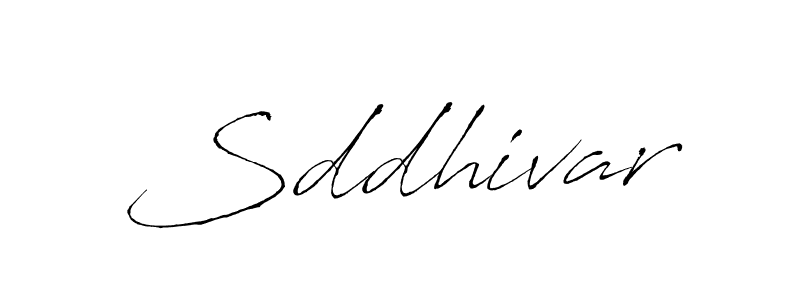 Create a beautiful signature design for name Sddhivar. With this signature (Antro_Vectra) fonts, you can make a handwritten signature for free. Sddhivar signature style 6 images and pictures png