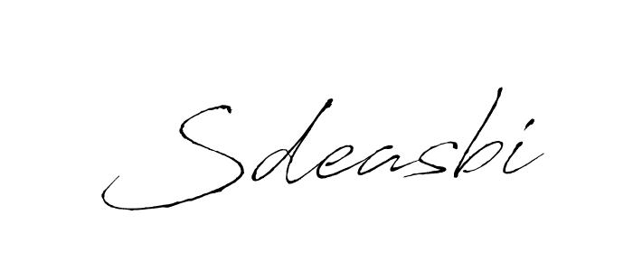 Use a signature maker to create a handwritten signature online. With this signature software, you can design (Antro_Vectra) your own signature for name Sdeasbi. Sdeasbi signature style 6 images and pictures png