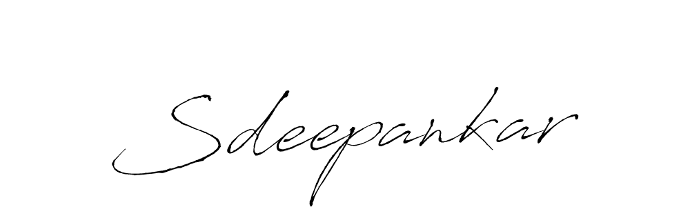 You should practise on your own different ways (Antro_Vectra) to write your name (Sdeepankar) in signature. don't let someone else do it for you. Sdeepankar signature style 6 images and pictures png