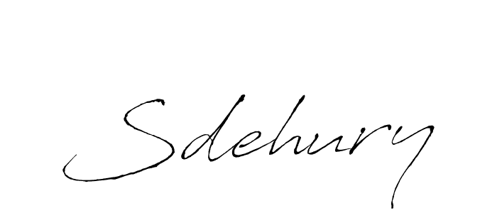 Once you've used our free online signature maker to create your best signature Antro_Vectra style, it's time to enjoy all of the benefits that Sdehury name signing documents. Sdehury signature style 6 images and pictures png