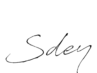 if you are searching for the best signature style for your name Sdey. so please give up your signature search. here we have designed multiple signature styles  using Antro_Vectra. Sdey signature style 6 images and pictures png