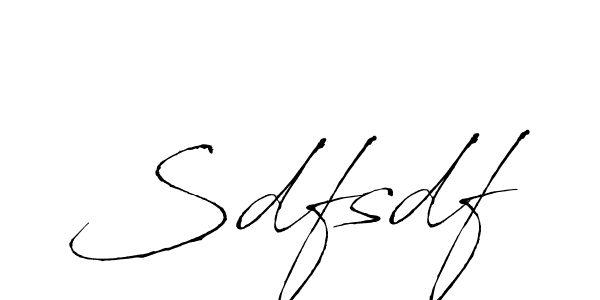 Create a beautiful signature design for name Sdfsdf. With this signature (Antro_Vectra) fonts, you can make a handwritten signature for free. Sdfsdf signature style 6 images and pictures png