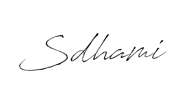 The best way (Antro_Vectra) to make a short signature is to pick only two or three words in your name. The name Sdhami include a total of six letters. For converting this name. Sdhami signature style 6 images and pictures png