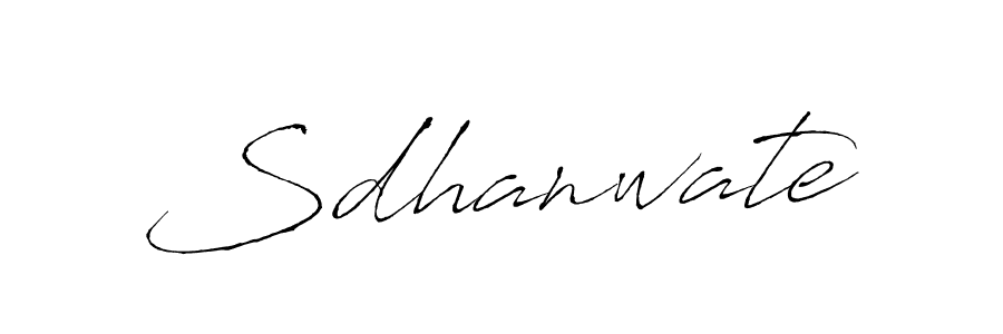 Once you've used our free online signature maker to create your best signature Antro_Vectra style, it's time to enjoy all of the benefits that Sdhanwate name signing documents. Sdhanwate signature style 6 images and pictures png