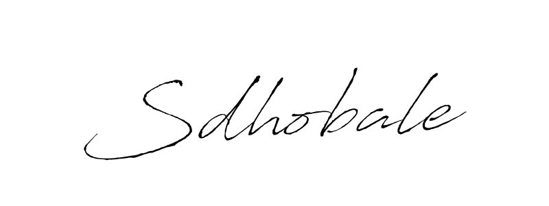 if you are searching for the best signature style for your name Sdhobale. so please give up your signature search. here we have designed multiple signature styles  using Antro_Vectra. Sdhobale signature style 6 images and pictures png