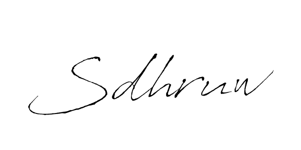 The best way (Antro_Vectra) to make a short signature is to pick only two or three words in your name. The name Sdhruw include a total of six letters. For converting this name. Sdhruw signature style 6 images and pictures png