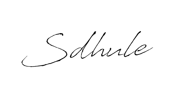 Once you've used our free online signature maker to create your best signature Antro_Vectra style, it's time to enjoy all of the benefits that Sdhule name signing documents. Sdhule signature style 6 images and pictures png