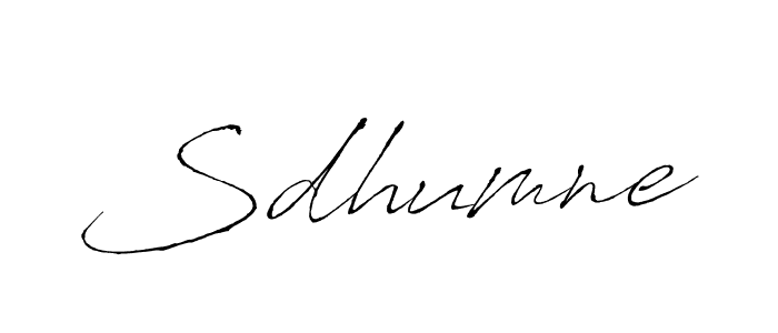 Sdhumne stylish signature style. Best Handwritten Sign (Antro_Vectra) for my name. Handwritten Signature Collection Ideas for my name Sdhumne. Sdhumne signature style 6 images and pictures png