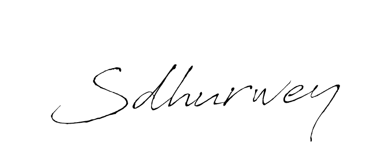 It looks lik you need a new signature style for name Sdhurwey. Design unique handwritten (Antro_Vectra) signature with our free signature maker in just a few clicks. Sdhurwey signature style 6 images and pictures png