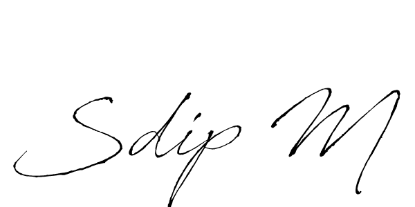 Also You can easily find your signature by using the search form. We will create Sdip M name handwritten signature images for you free of cost using Antro_Vectra sign style. Sdip M signature style 6 images and pictures png