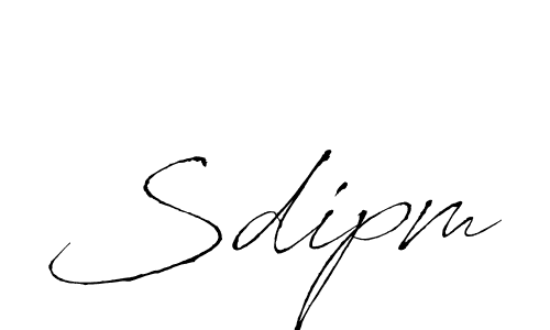 Make a beautiful signature design for name Sdipm. Use this online signature maker to create a handwritten signature for free. Sdipm signature style 6 images and pictures png