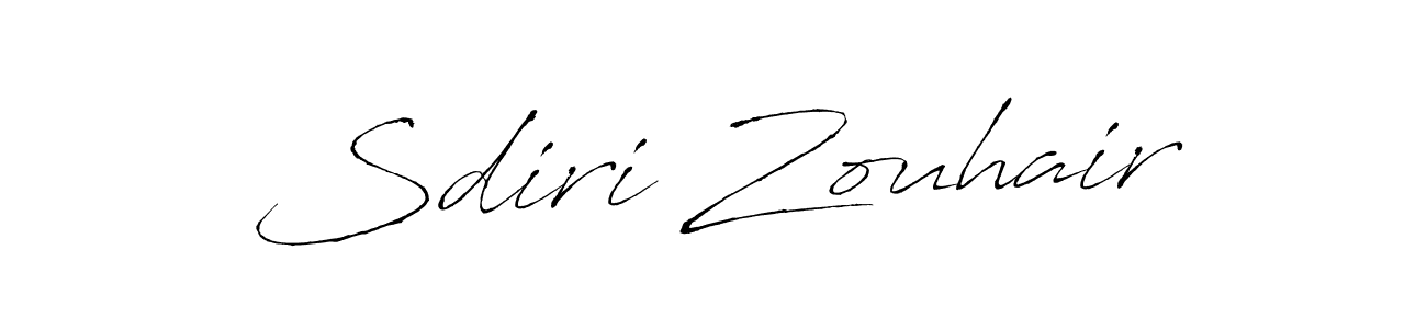 This is the best signature style for the Sdiri Zouhair name. Also you like these signature font (Antro_Vectra). Mix name signature. Sdiri Zouhair signature style 6 images and pictures png