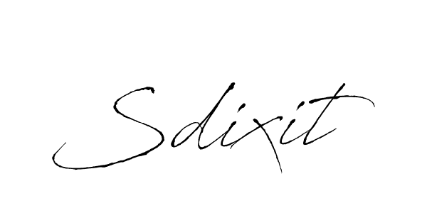 Sdixit stylish signature style. Best Handwritten Sign (Antro_Vectra) for my name. Handwritten Signature Collection Ideas for my name Sdixit. Sdixit signature style 6 images and pictures png