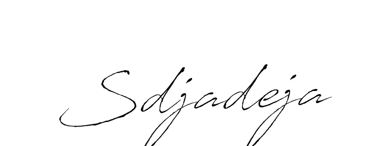 Make a beautiful signature design for name Sdjadeja. Use this online signature maker to create a handwritten signature for free. Sdjadeja signature style 6 images and pictures png