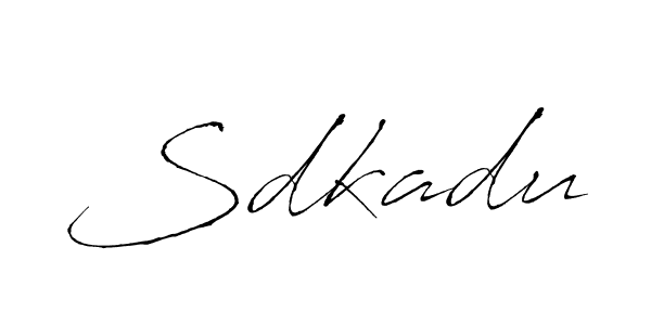 Similarly Antro_Vectra is the best handwritten signature design. Signature creator online .You can use it as an online autograph creator for name Sdkadu. Sdkadu signature style 6 images and pictures png