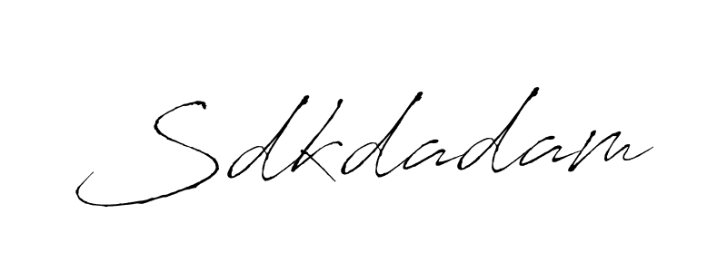 Create a beautiful signature design for name Sdkdadam. With this signature (Antro_Vectra) fonts, you can make a handwritten signature for free. Sdkdadam signature style 6 images and pictures png