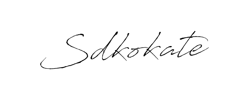 This is the best signature style for the Sdkokate name. Also you like these signature font (Antro_Vectra). Mix name signature. Sdkokate signature style 6 images and pictures png