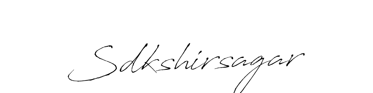 Also You can easily find your signature by using the search form. We will create Sdkshirsagar name handwritten signature images for you free of cost using Antro_Vectra sign style. Sdkshirsagar signature style 6 images and pictures png