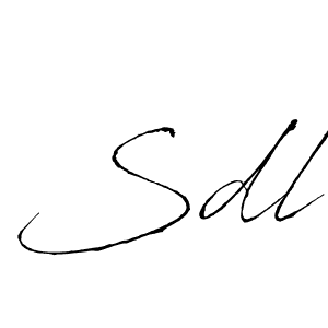 How to make Sdl signature? Antro_Vectra is a professional autograph style. Create handwritten signature for Sdl name. Sdl signature style 6 images and pictures png