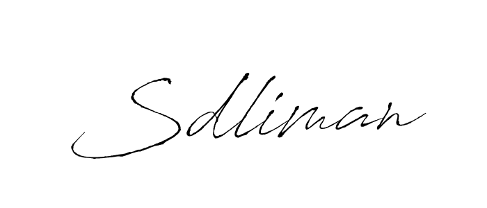 Make a beautiful signature design for name Sdliman. Use this online signature maker to create a handwritten signature for free. Sdliman signature style 6 images and pictures png
