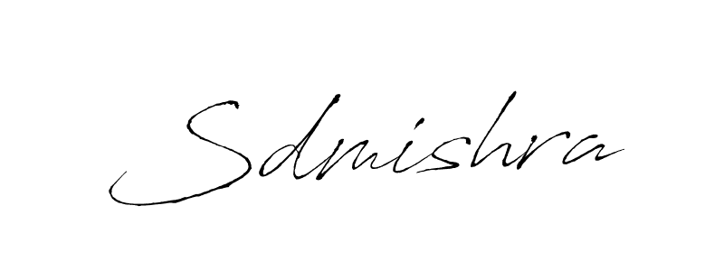 Design your own signature with our free online signature maker. With this signature software, you can create a handwritten (Antro_Vectra) signature for name Sdmishra. Sdmishra signature style 6 images and pictures png
