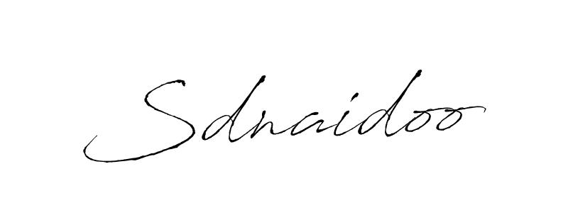 Design your own signature with our free online signature maker. With this signature software, you can create a handwritten (Antro_Vectra) signature for name Sdnaidoo. Sdnaidoo signature style 6 images and pictures png