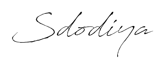 Upgrade your professional image with Sdodiya signature created with Antro_Vectra font. Fast, free, and watermark-free download. Sdodiya signature style 6 images and pictures png