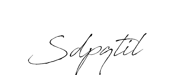 It looks lik you need a new signature style for name Sdpqtil. Design unique handwritten (Antro_Vectra) signature with our free signature maker in just a few clicks. Sdpqtil signature style 6 images and pictures png