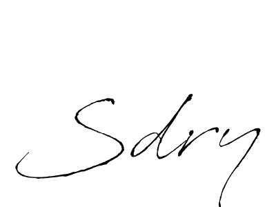 Make a beautiful signature design for name Sdry. Use this online signature maker to create a handwritten signature for free. Sdry signature style 6 images and pictures png