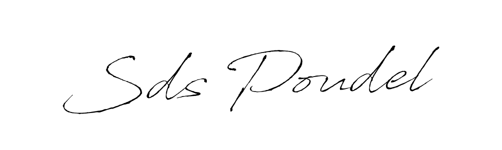 How to Draw Sds Poudel signature style? Antro_Vectra is a latest design signature styles for name Sds Poudel. Sds Poudel signature style 6 images and pictures png