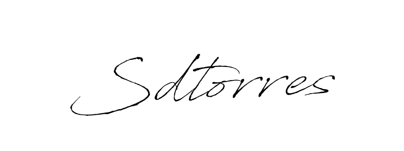 The best way (Antro_Vectra) to make a short signature is to pick only two or three words in your name. The name Sdtorres include a total of six letters. For converting this name. Sdtorres signature style 6 images and pictures png