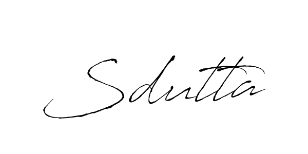 Make a beautiful signature design for name Sdutta. Use this online signature maker to create a handwritten signature for free. Sdutta signature style 6 images and pictures png