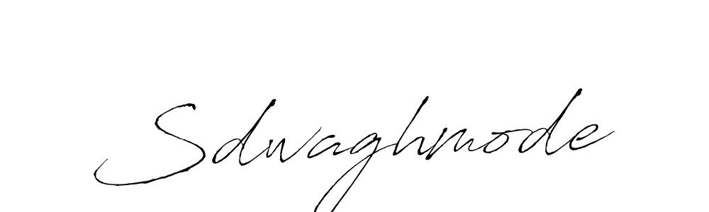 Create a beautiful signature design for name Sdwaghmode. With this signature (Antro_Vectra) fonts, you can make a handwritten signature for free. Sdwaghmode signature style 6 images and pictures png