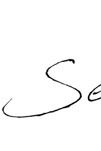 This is the best signature style for the Se name. Also you like these signature font (Antro_Vectra). Mix name signature. Se signature style 6 images and pictures png