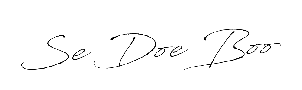 You should practise on your own different ways (Antro_Vectra) to write your name (Se Doe Boo) in signature. don't let someone else do it for you. Se Doe Boo signature style 6 images and pictures png